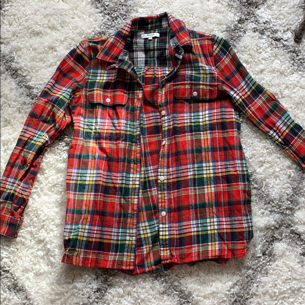Madewell Flannel Button Down